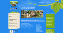 Desktop Screenshot of naturistasziget.hu